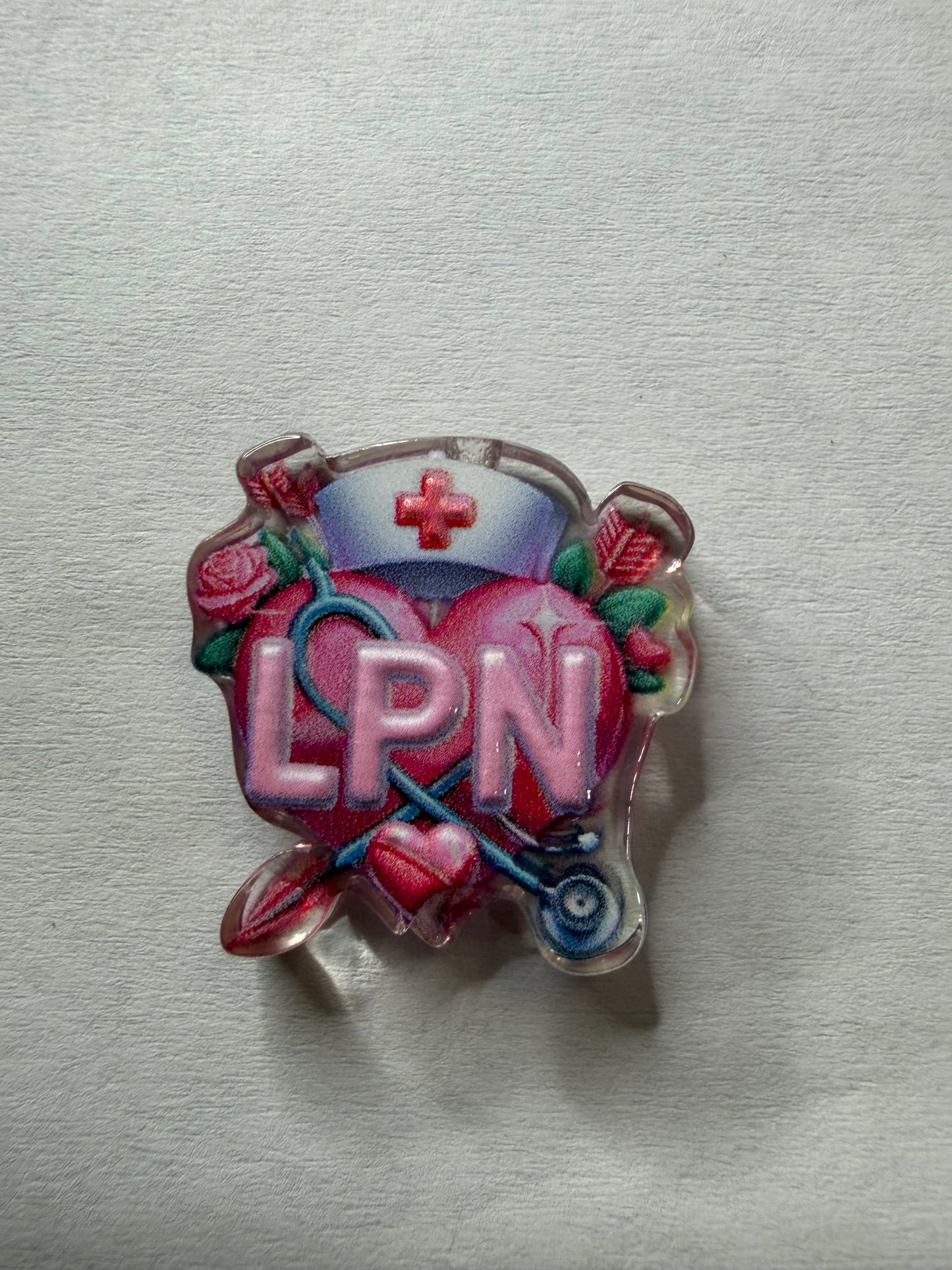 Acrylic Focal Lpn nurse