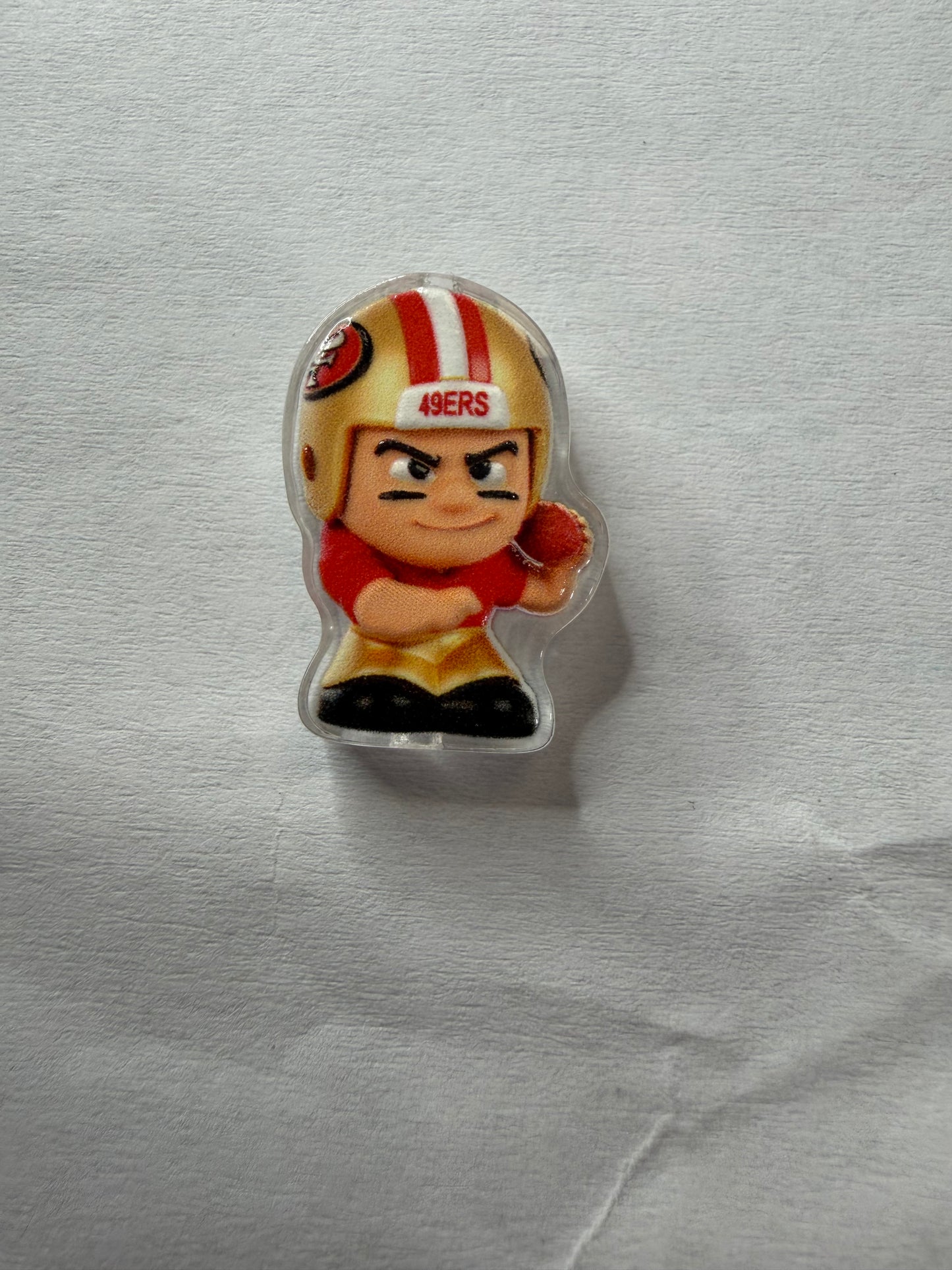 Acrylic Focal Football guy 49ers