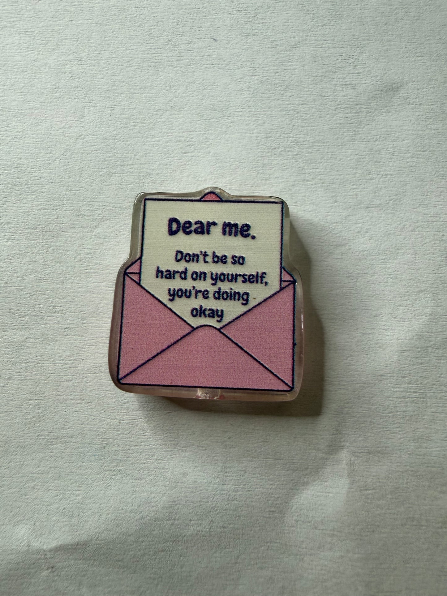 Acrylic Focal Dear me letter
