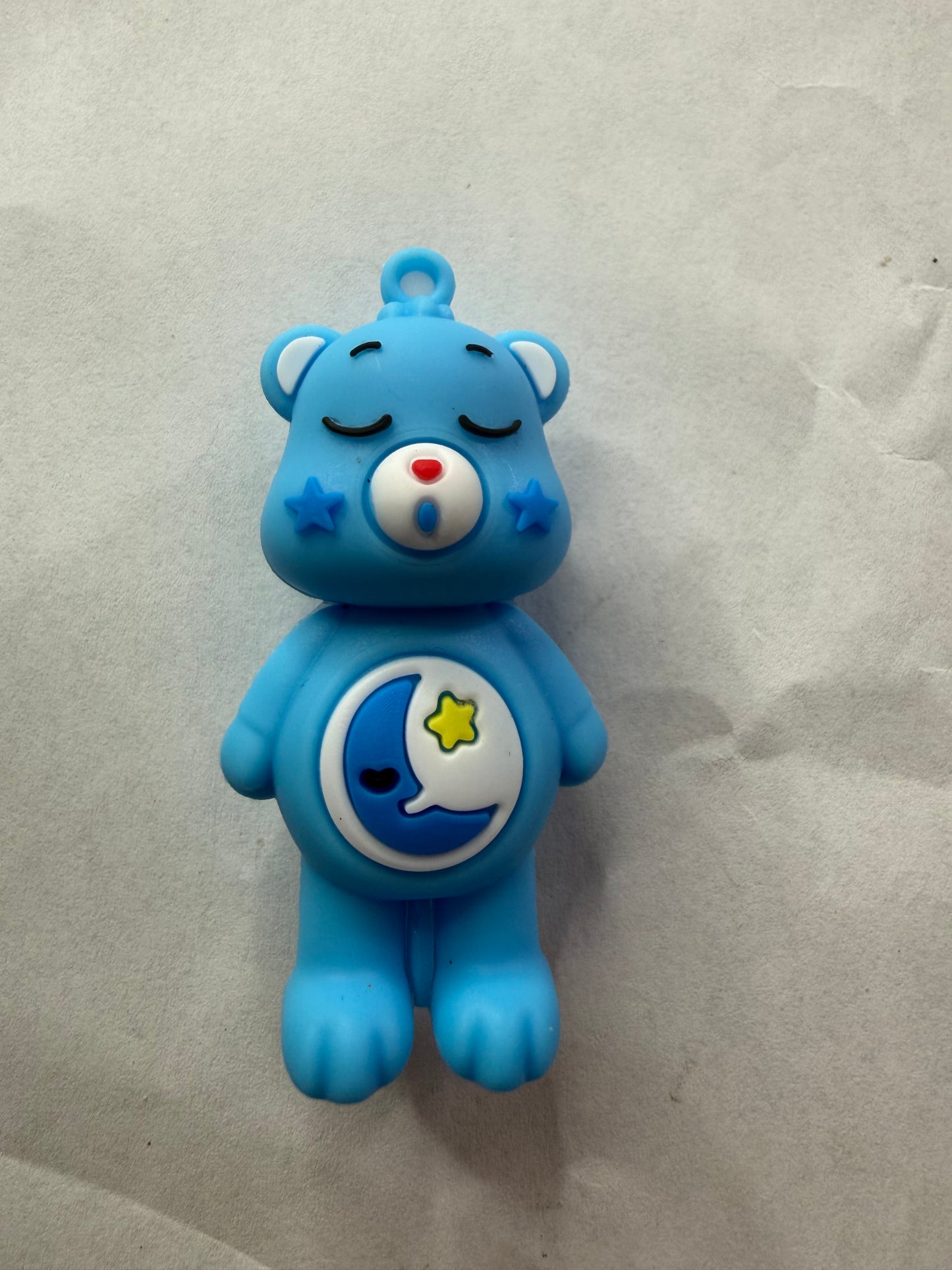 Pen topper silicone Blue carebear