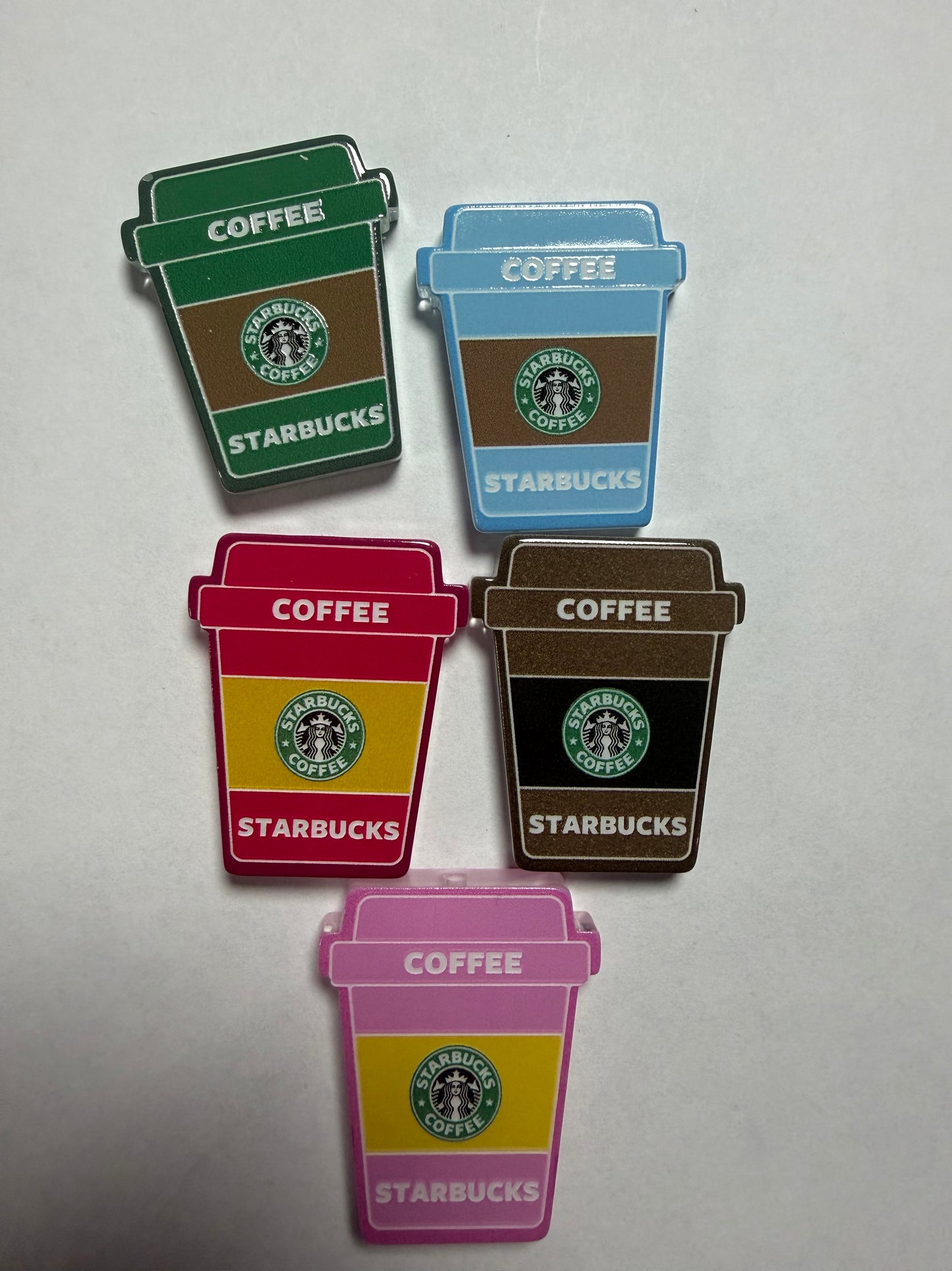 Acrylic focal Starbucks drinks mystery