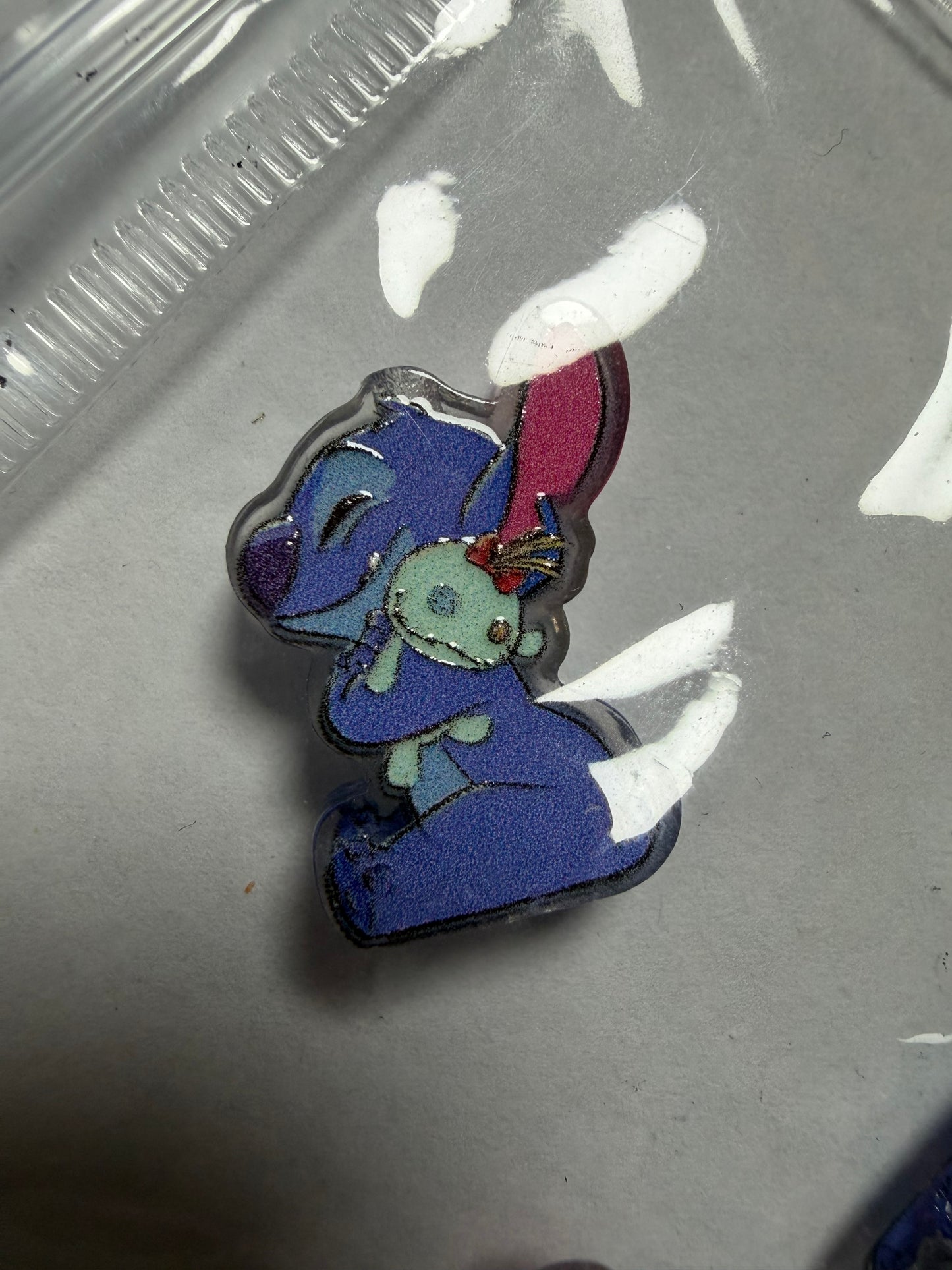 Acrylic focal Stitch with baby