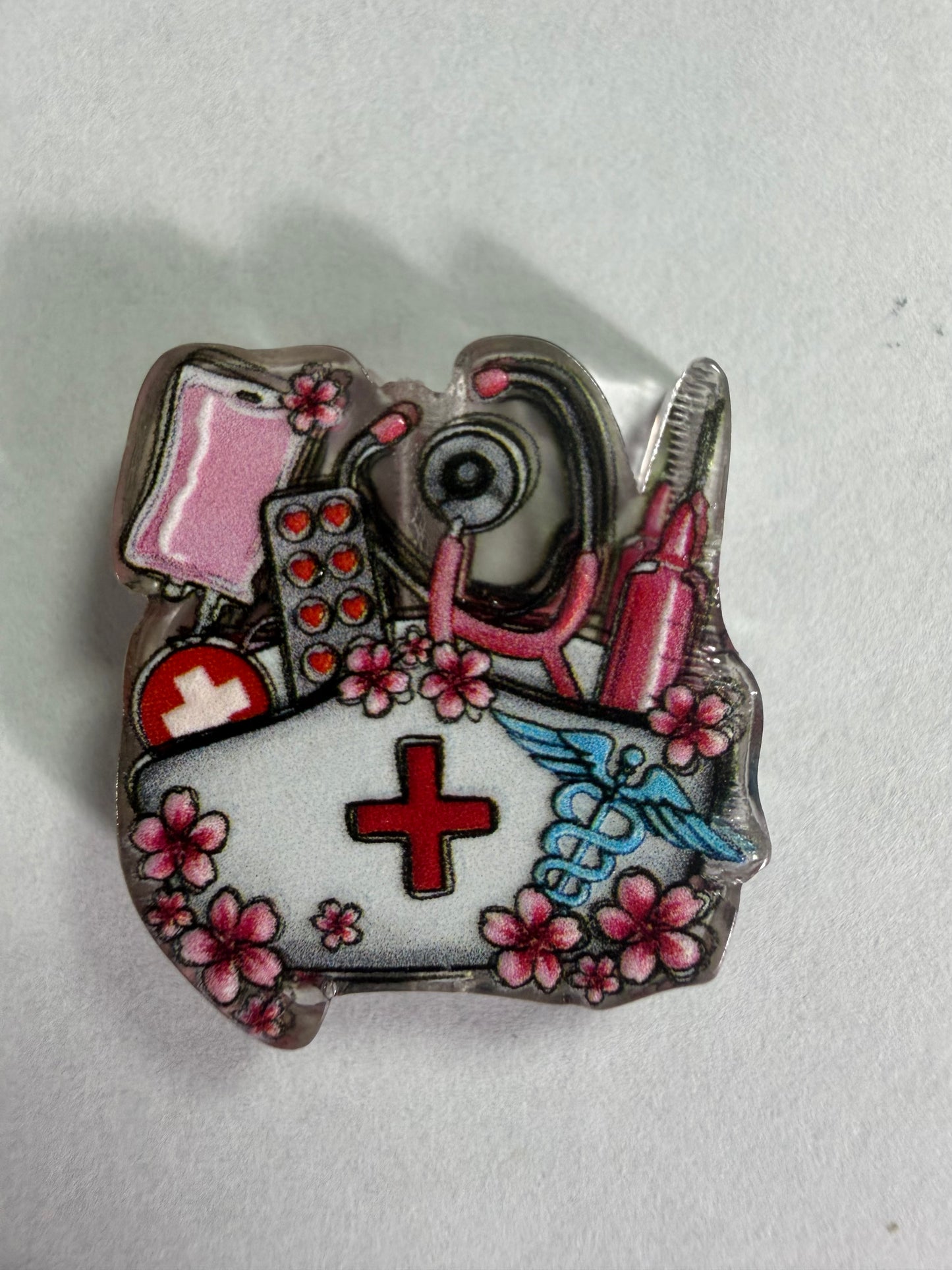 Acrylic focal Medical nurse bag
