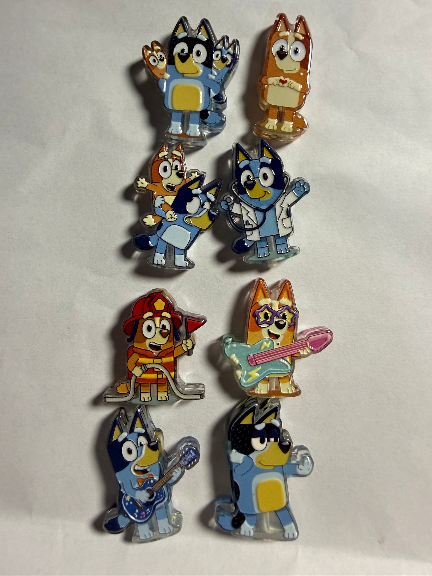Acrylic focal bluey mystery