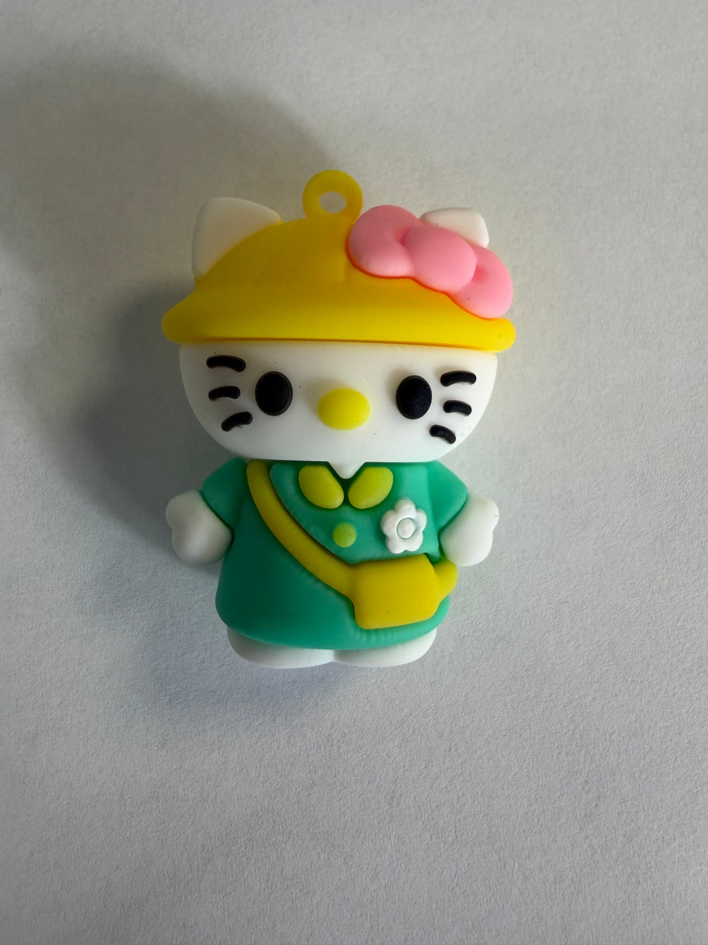 Pen topper silicone Hk green and yellow