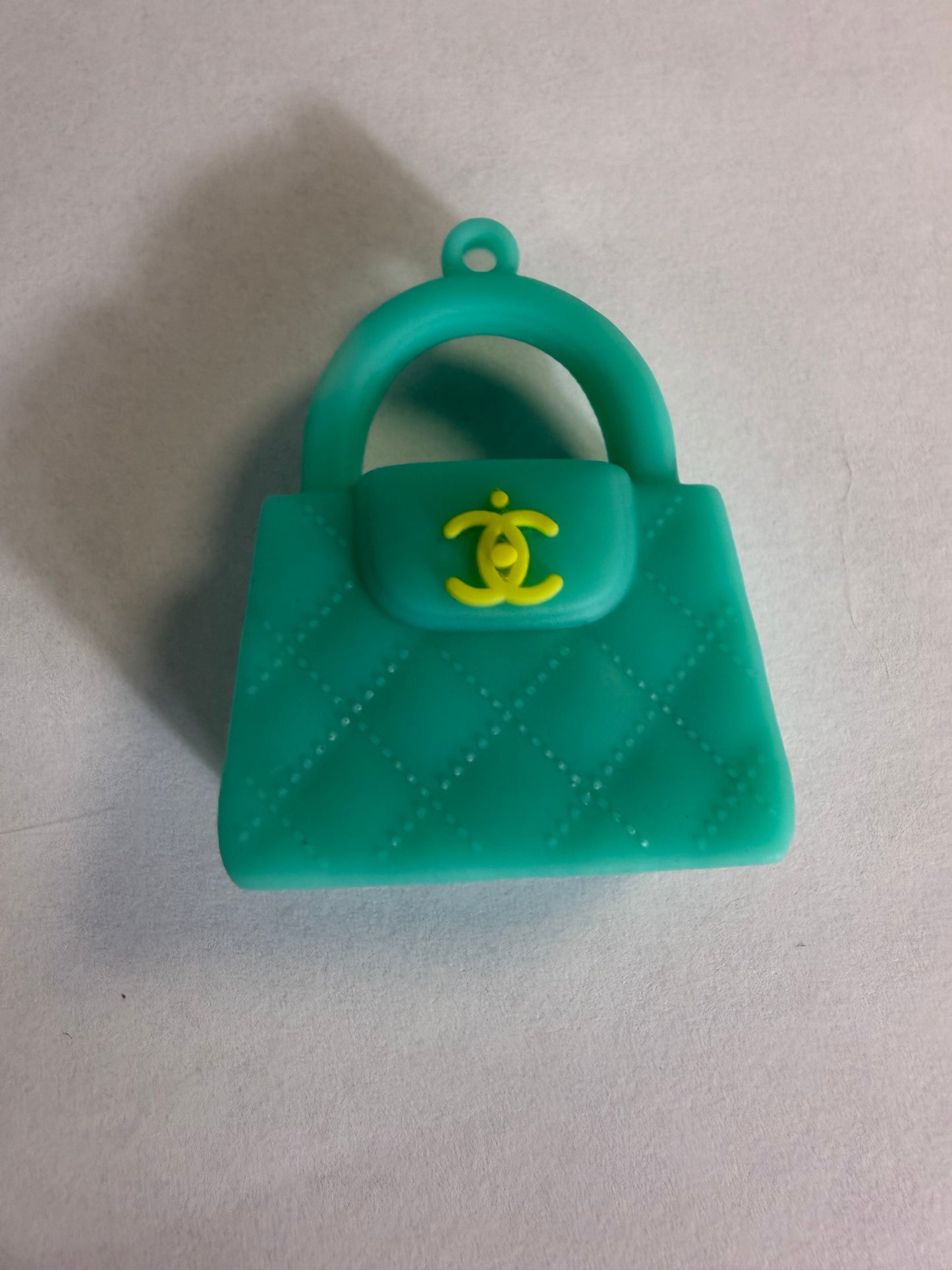 Pen topper silicone Green cc purse