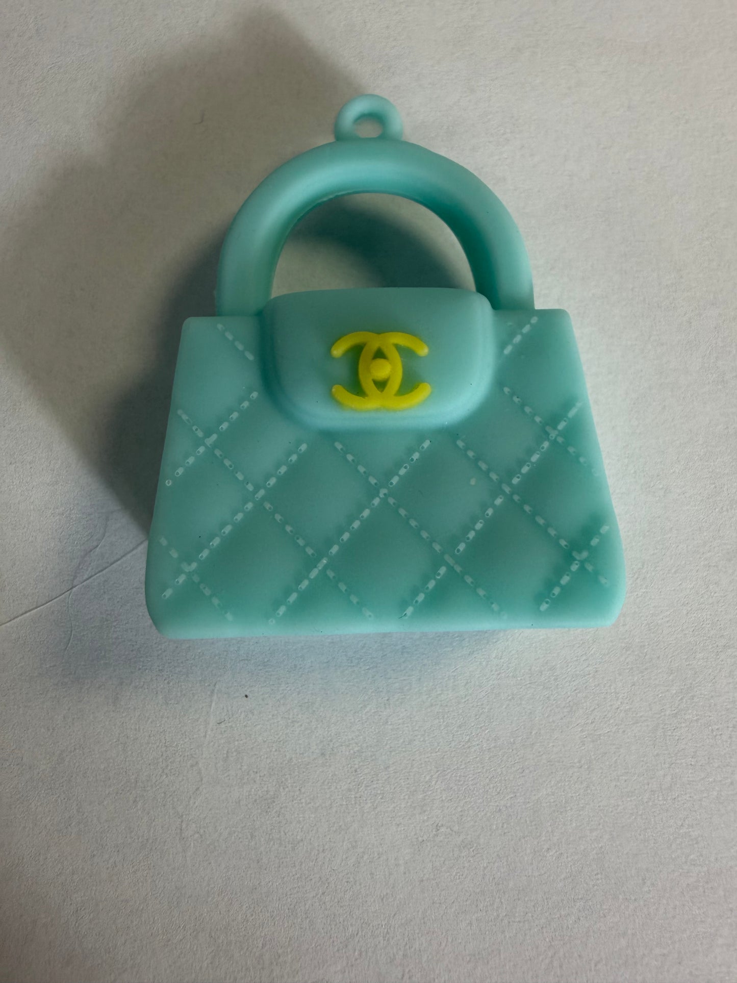 Pen topper silicone Teal cc purse