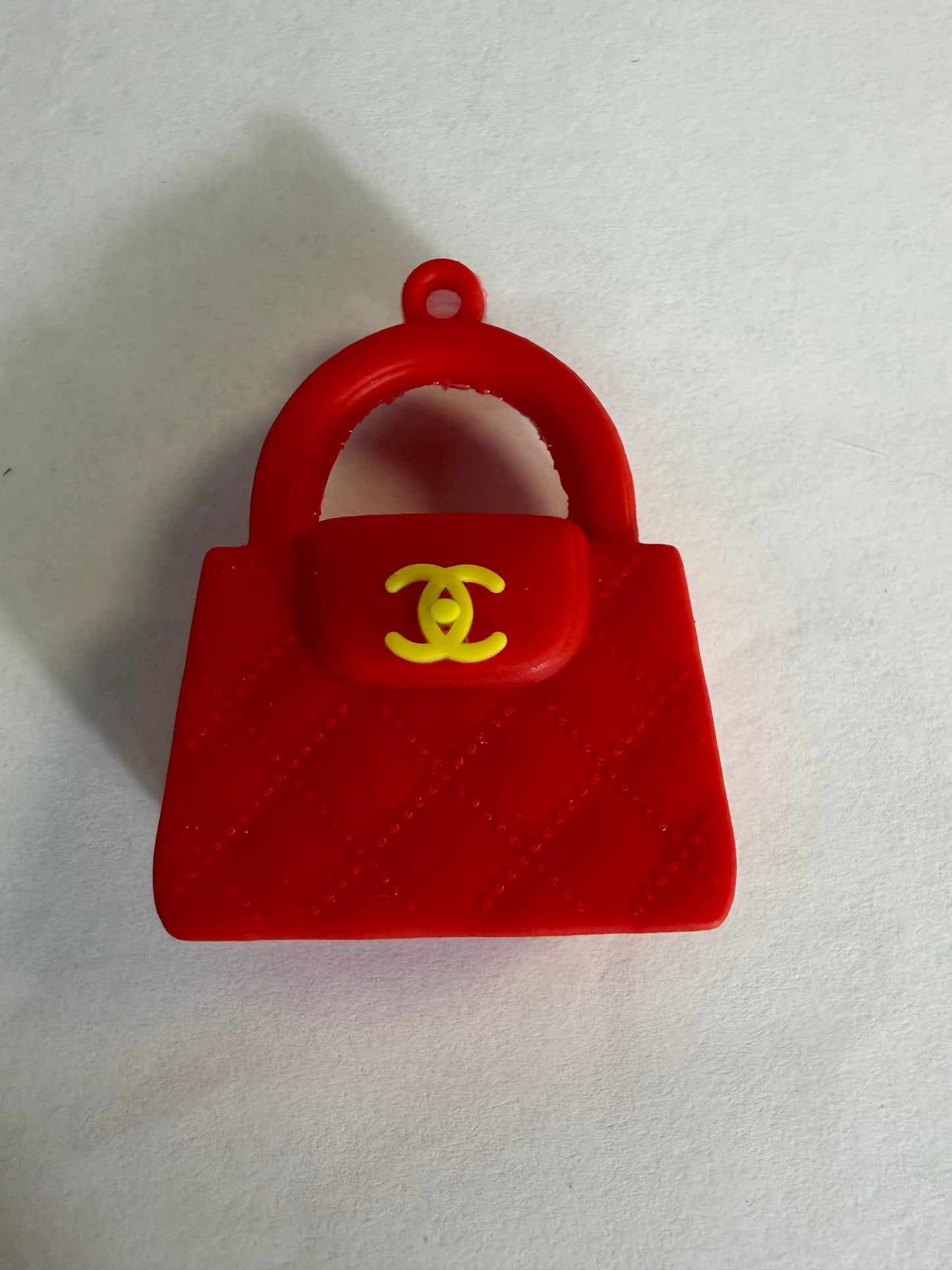 Pen topper silicone Red cc purse