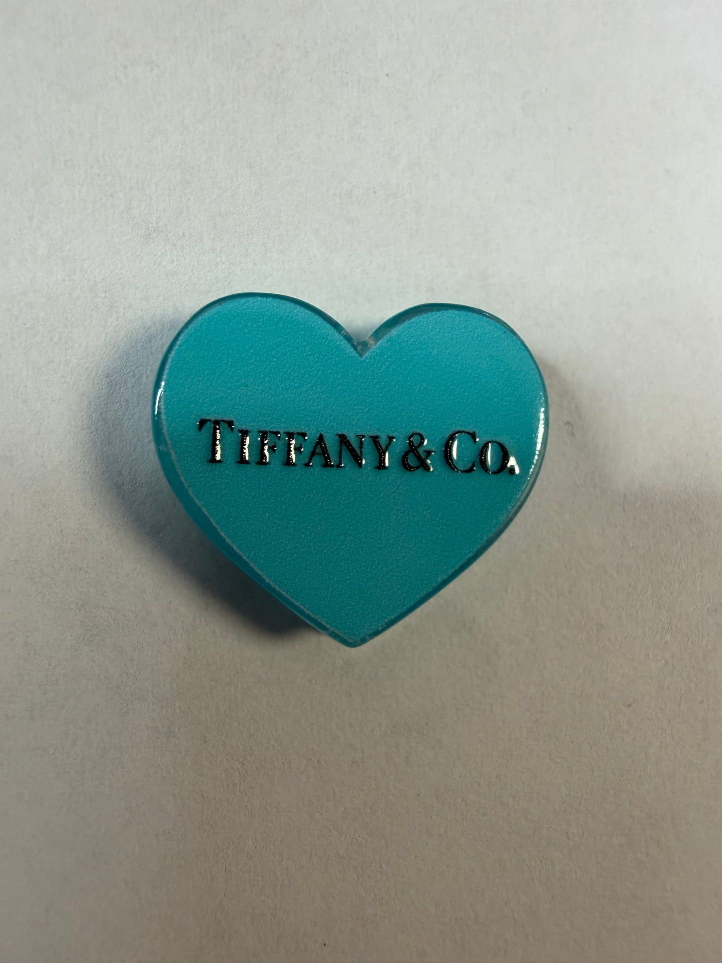 Acrylic focal Tiffany heart
