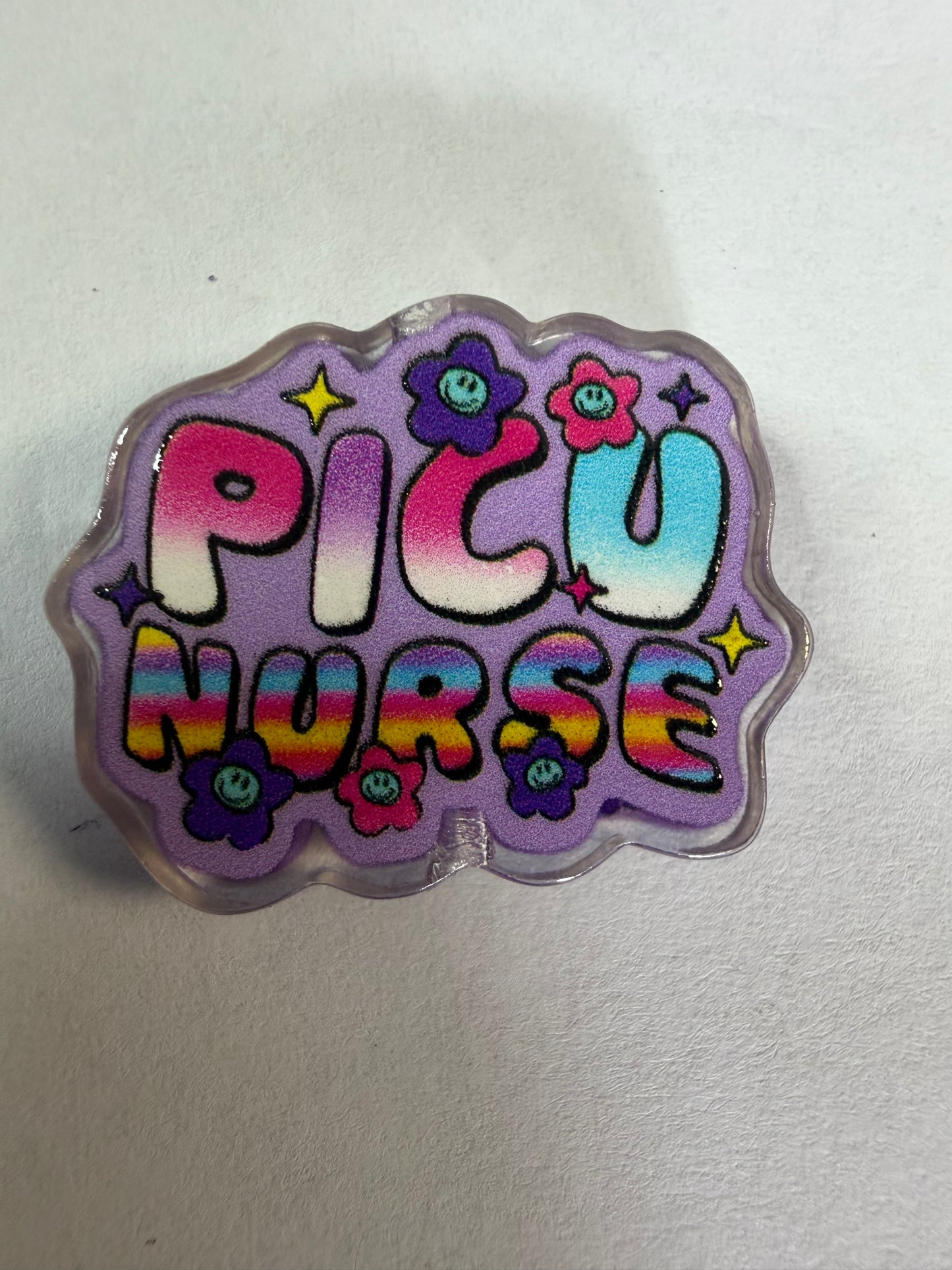 Acrylic focal Picu nurse