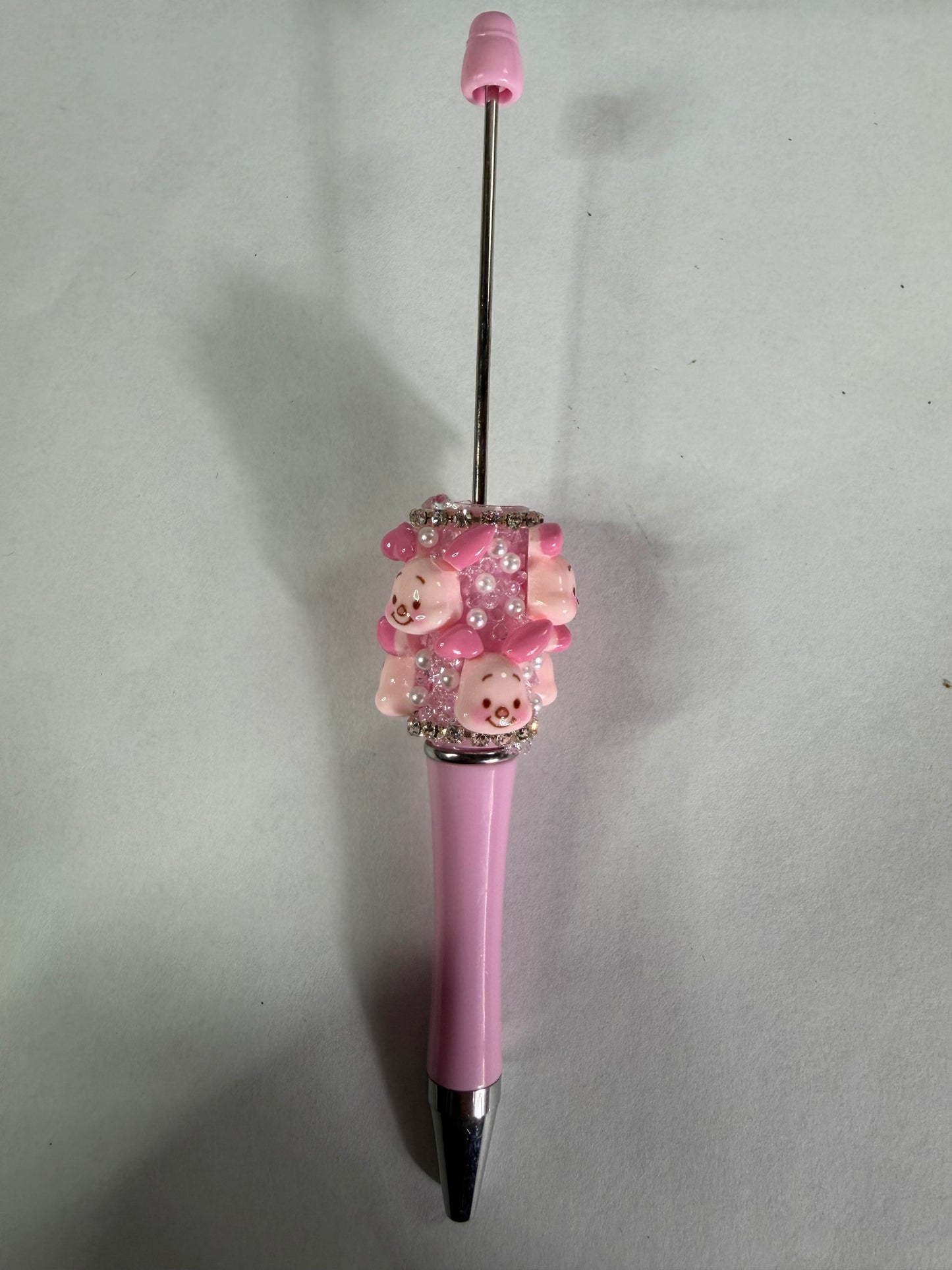 Beadable pens just the pen Half done piglet