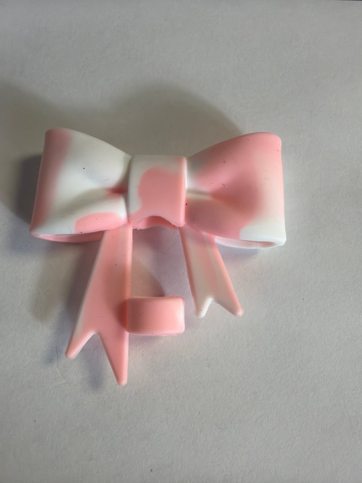 Focal 3d bigger bow Light pink and white