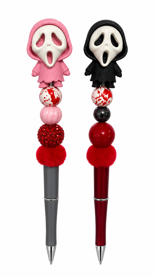 3d printed scream pen toppers