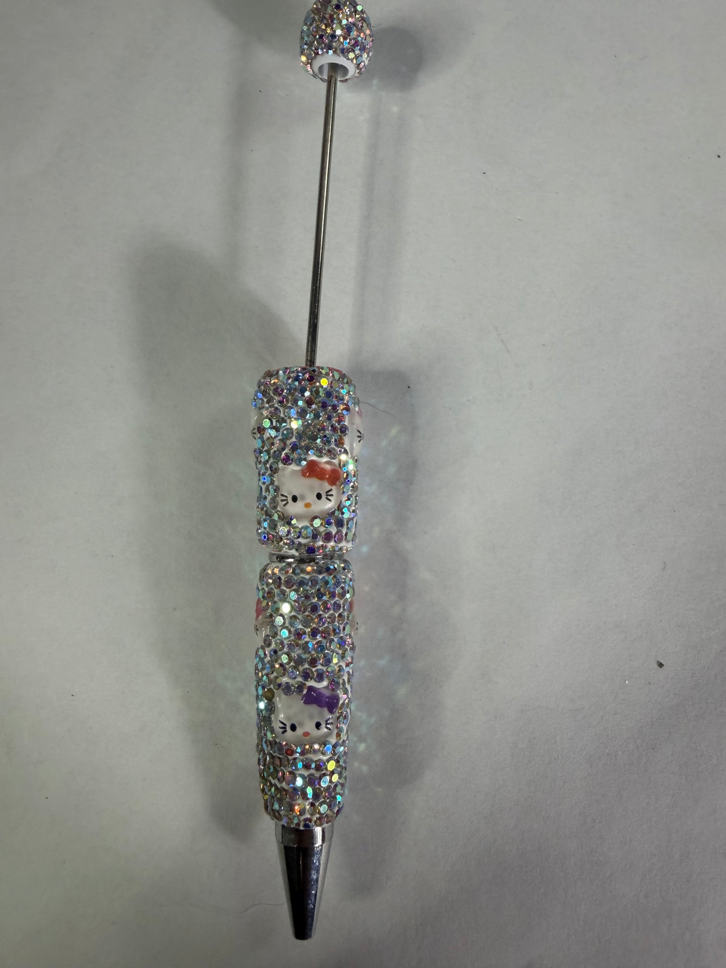 Beadable pens just the pen Ab rhinestone hk head multiple colors