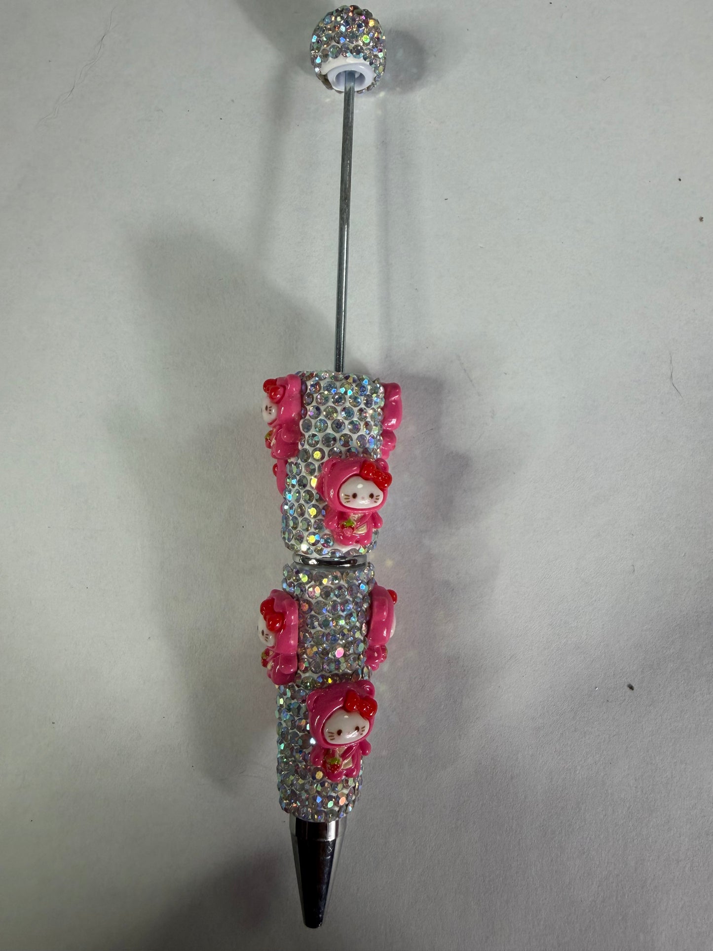 Beadable pens just the pen Ab rhinestone hk in full body bear costume