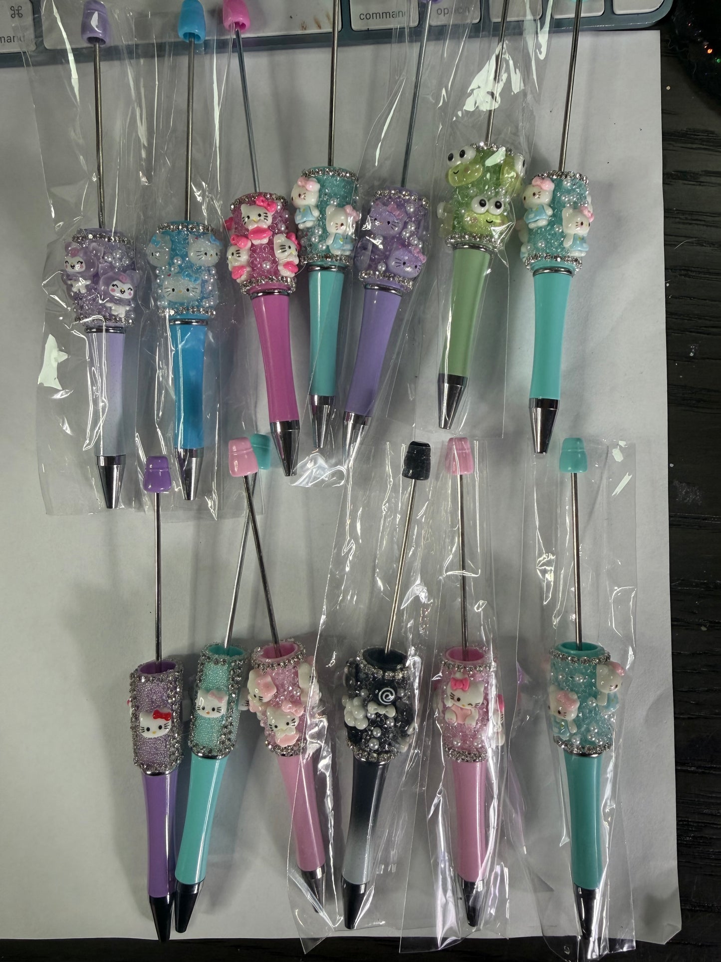 Beadable pens just the pen half done hk and friends mystery
