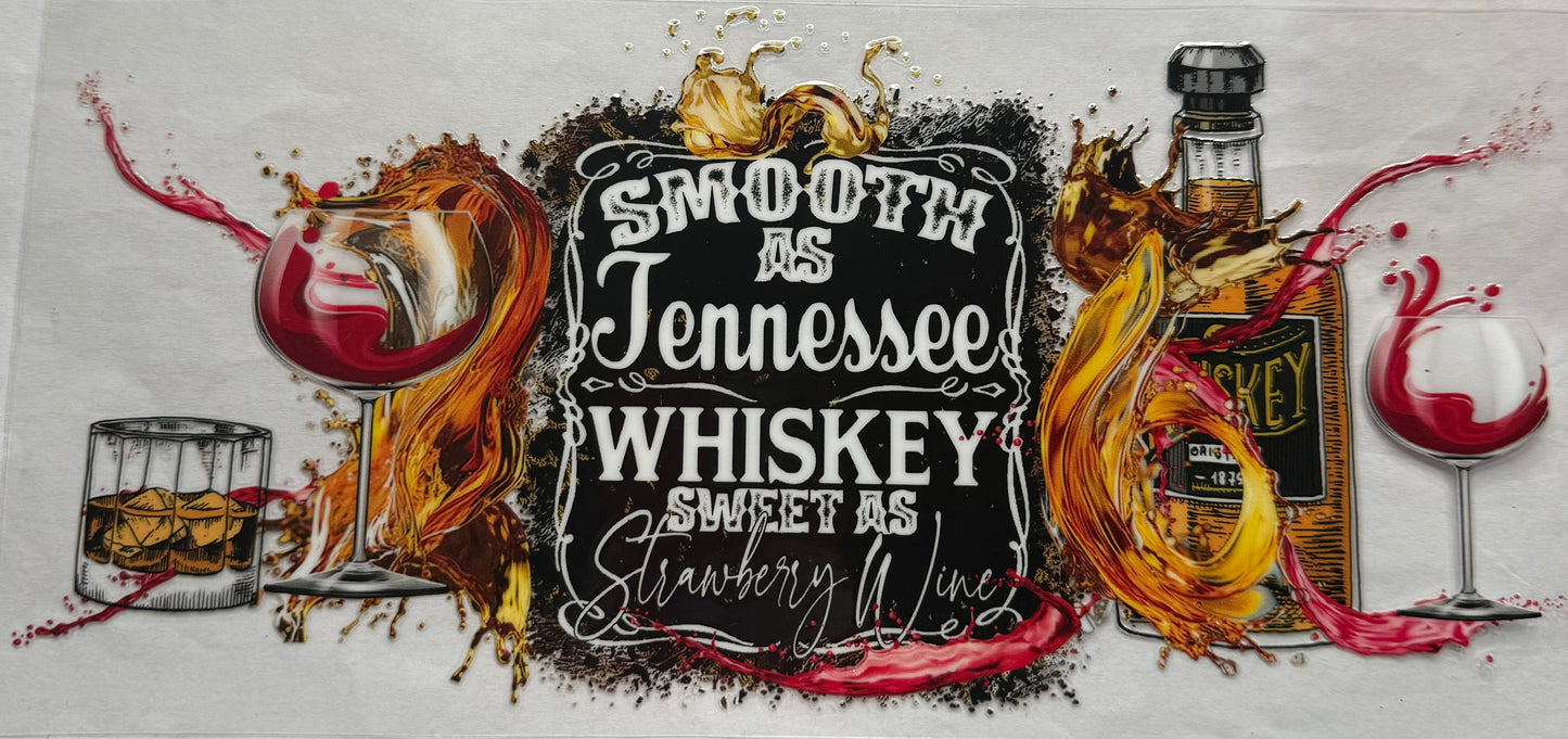 uvdtf  transfer wrap Whiskey and strawberry wine