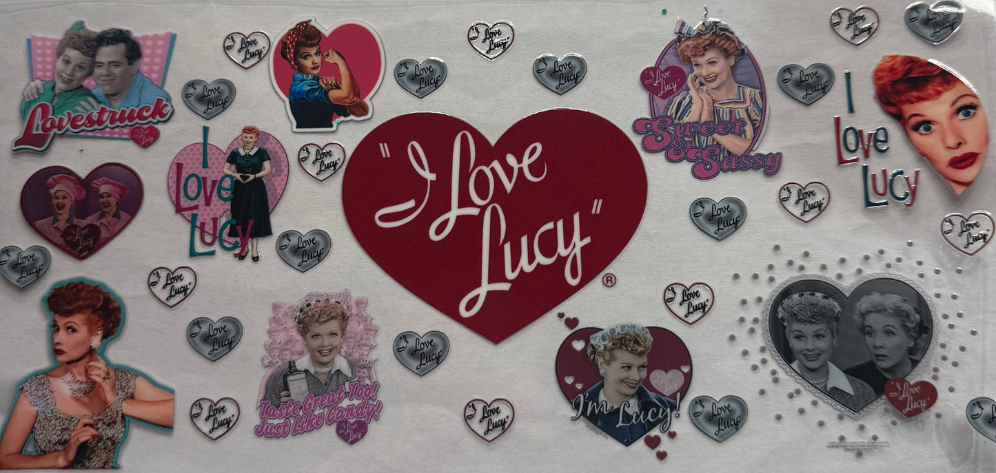 uvdtf  transfer wrap I love Lucy