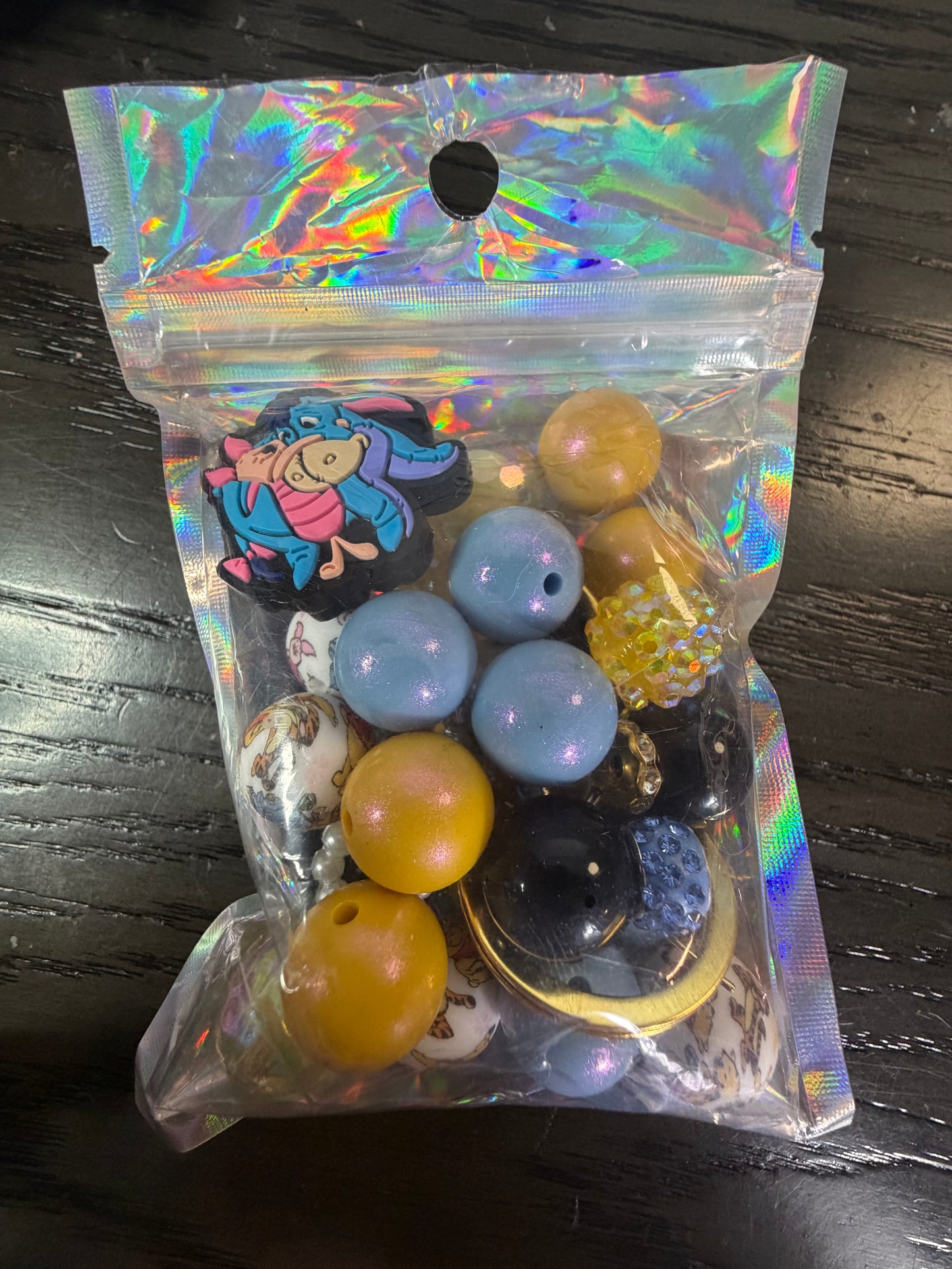 Bead kit eeyore and piglet keychain