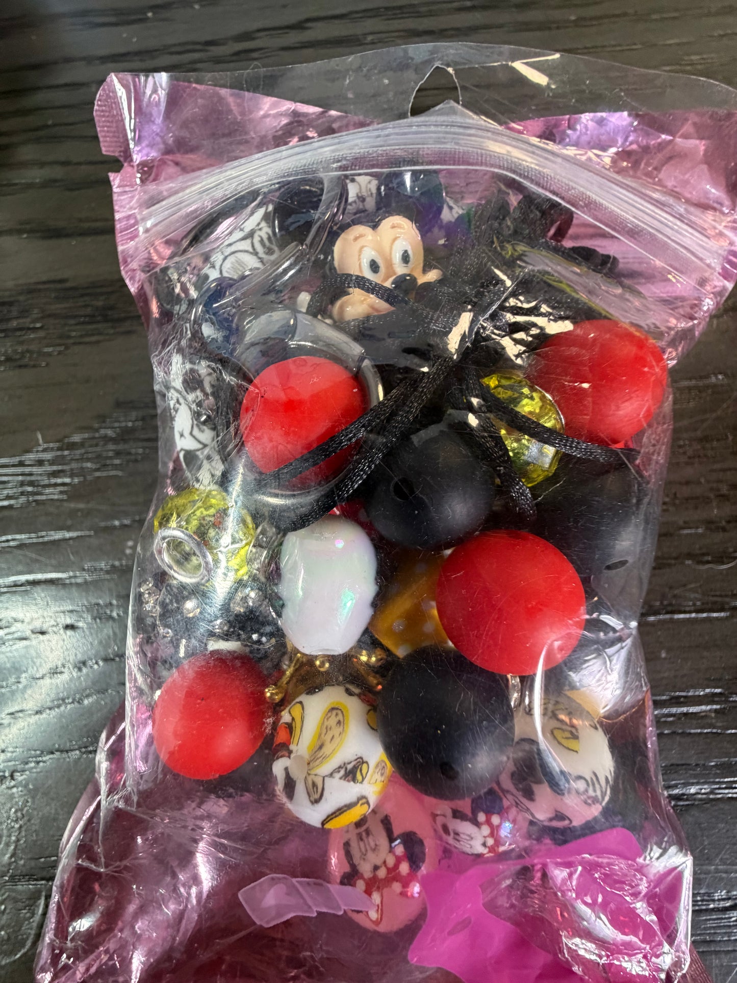 Bead kit mouse car charm