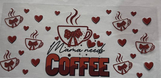 uvdtf  transfer wrap mama needs coffee