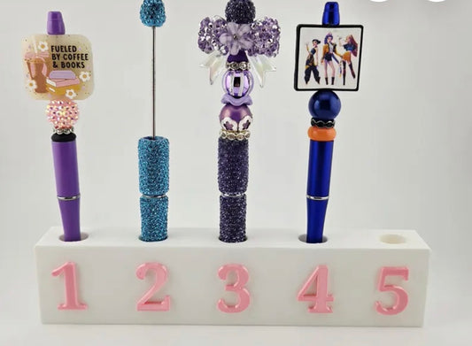 3d printed 5 pen stand holder