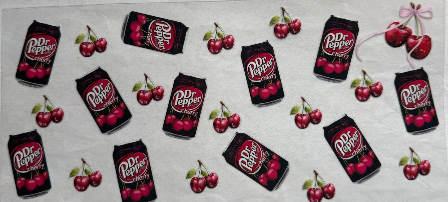 uvdtf  transfer wrap Cherry dr.pepper