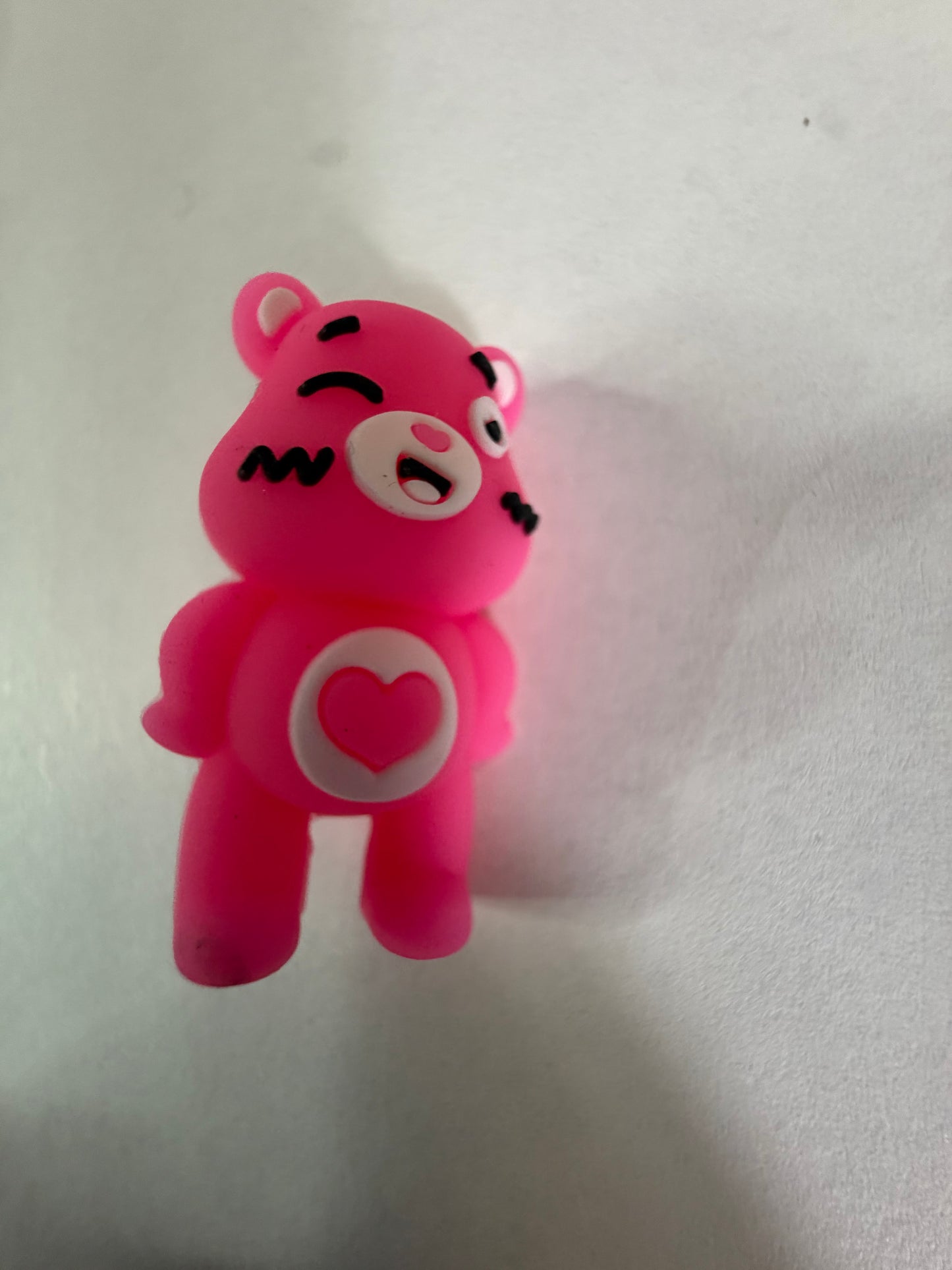 Focal 3d pink carebear with heart belly