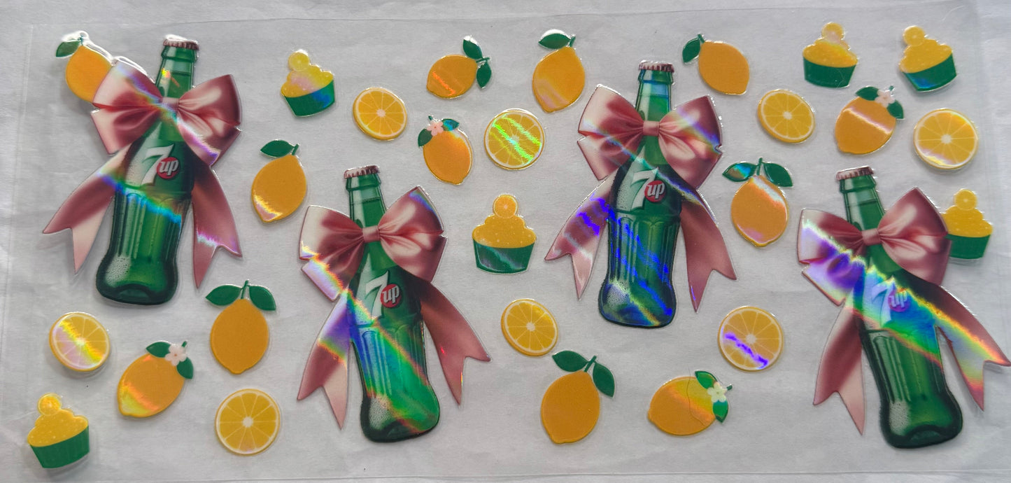 uvdtf  transfer wrap 7 up drink