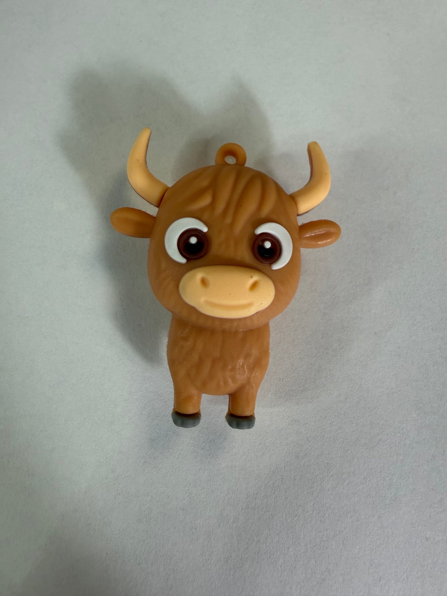 Pen topper silicone Highland cow