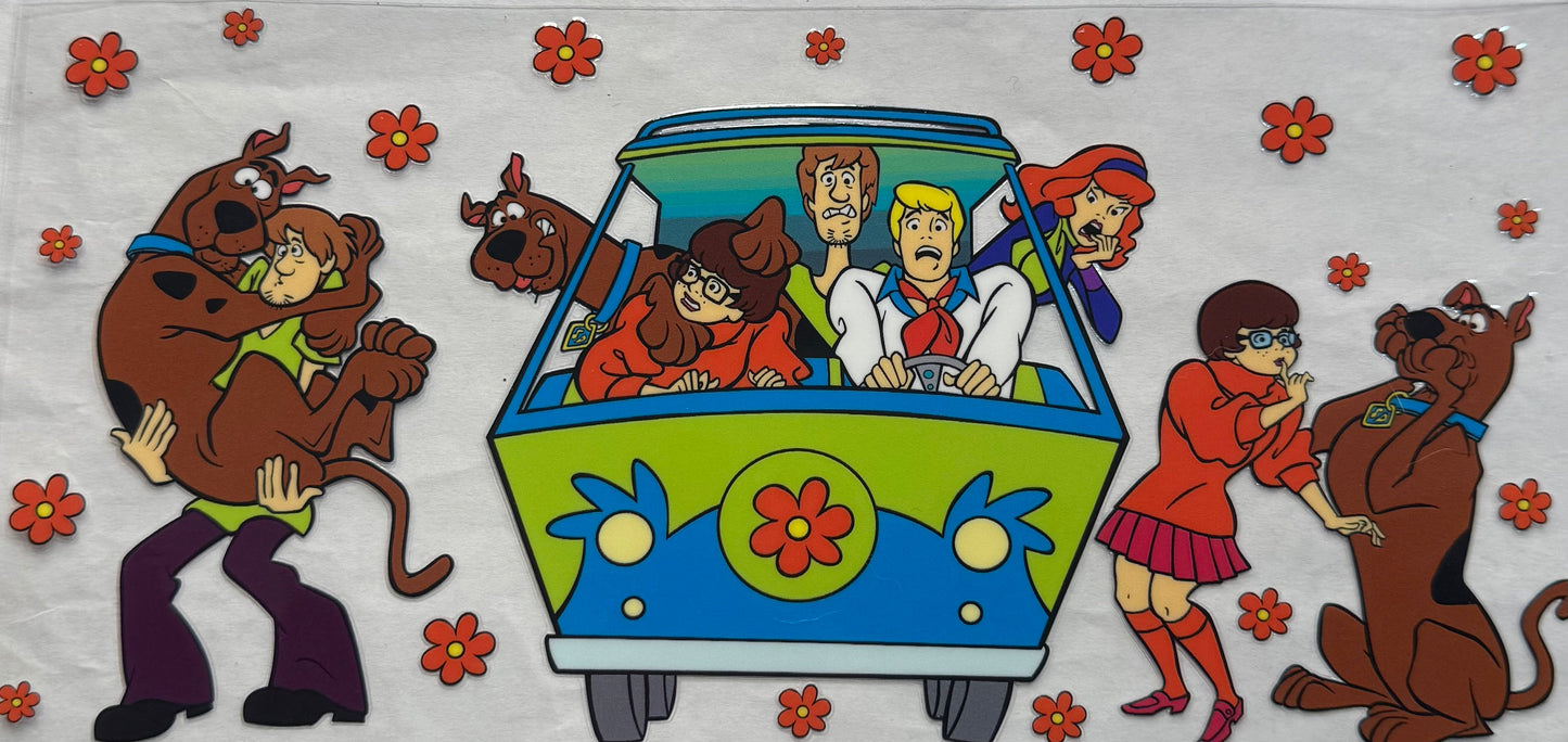 uvdtf  transfer wrap Scooby doo van