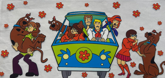 uvdtf  transfer wrap Scooby doo van