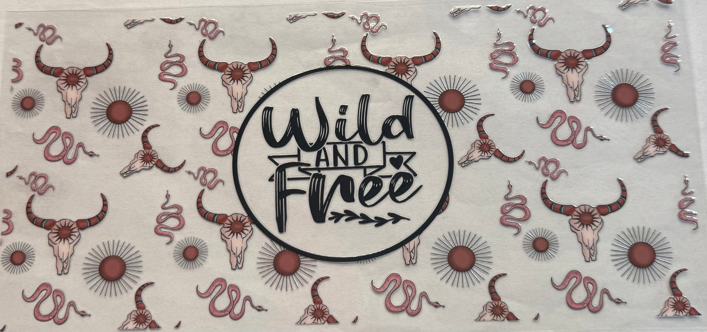 uvdtf  transfer wrap western wild and free
