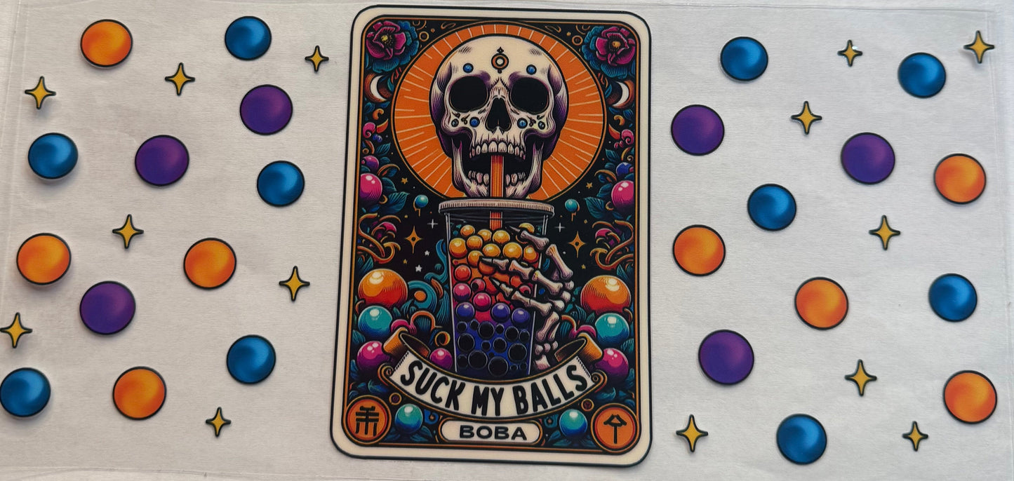 uvdtf  transfer wrap skull boba suck my balls
