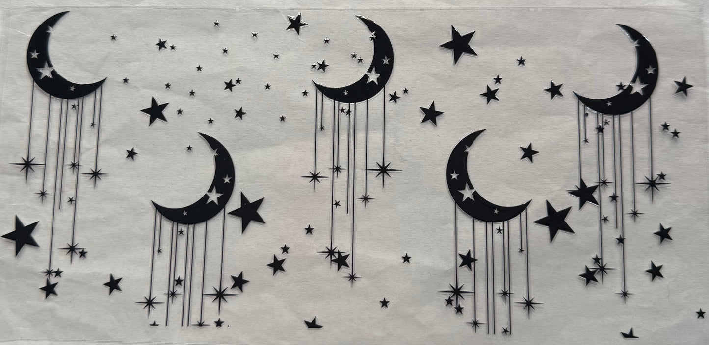 uvdtf  transfer wrap moons and stars