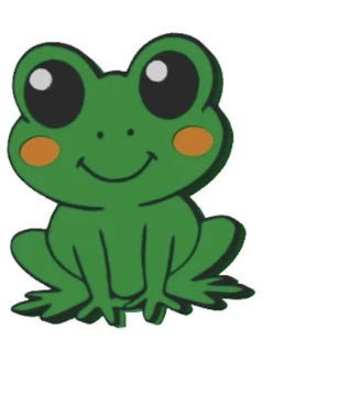 3d printed frog straw topper