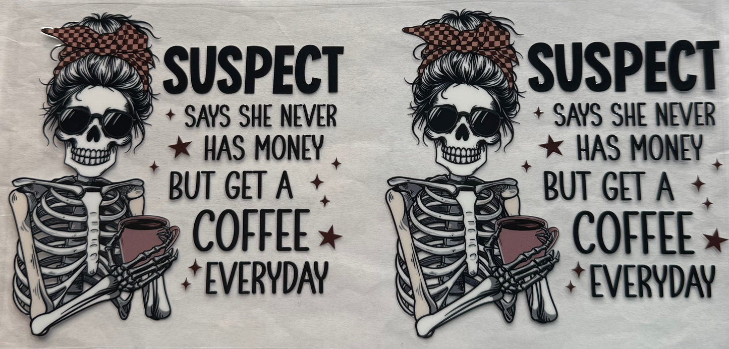 uvdtf  transfer wrap skull coffee suspect never has money