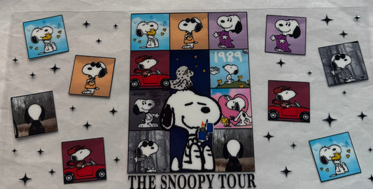 uvdtf  transfer wrap snoopy tour