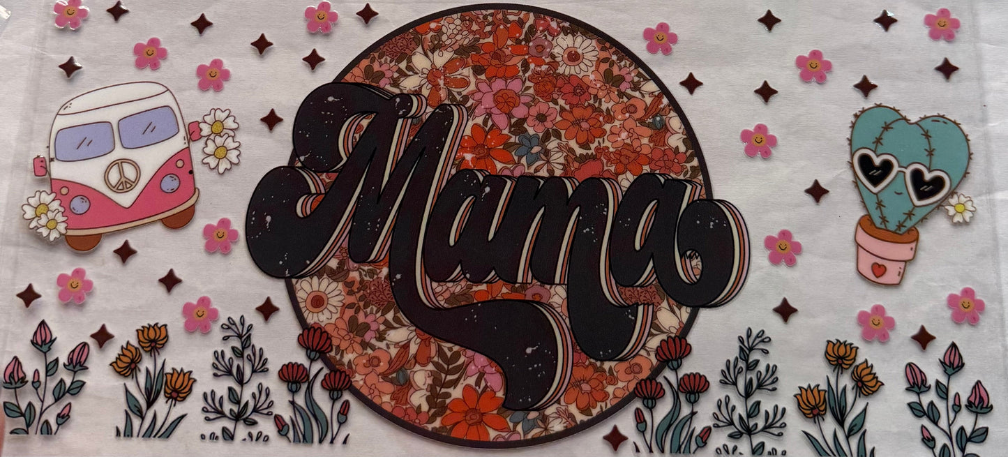uvdtf  transfer wrap mama with floral and bus