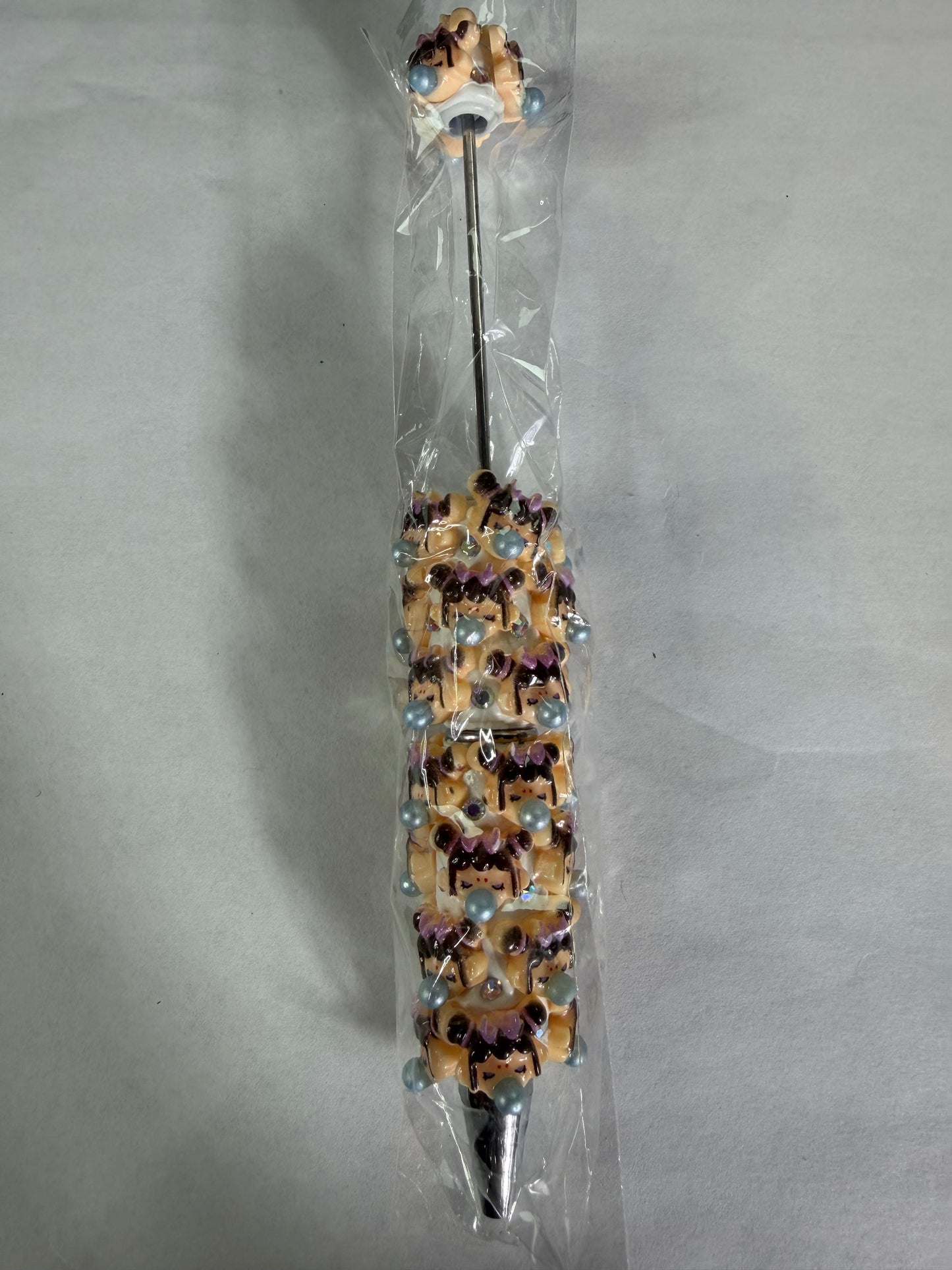 Beadable pen just the pen Brown Nancy