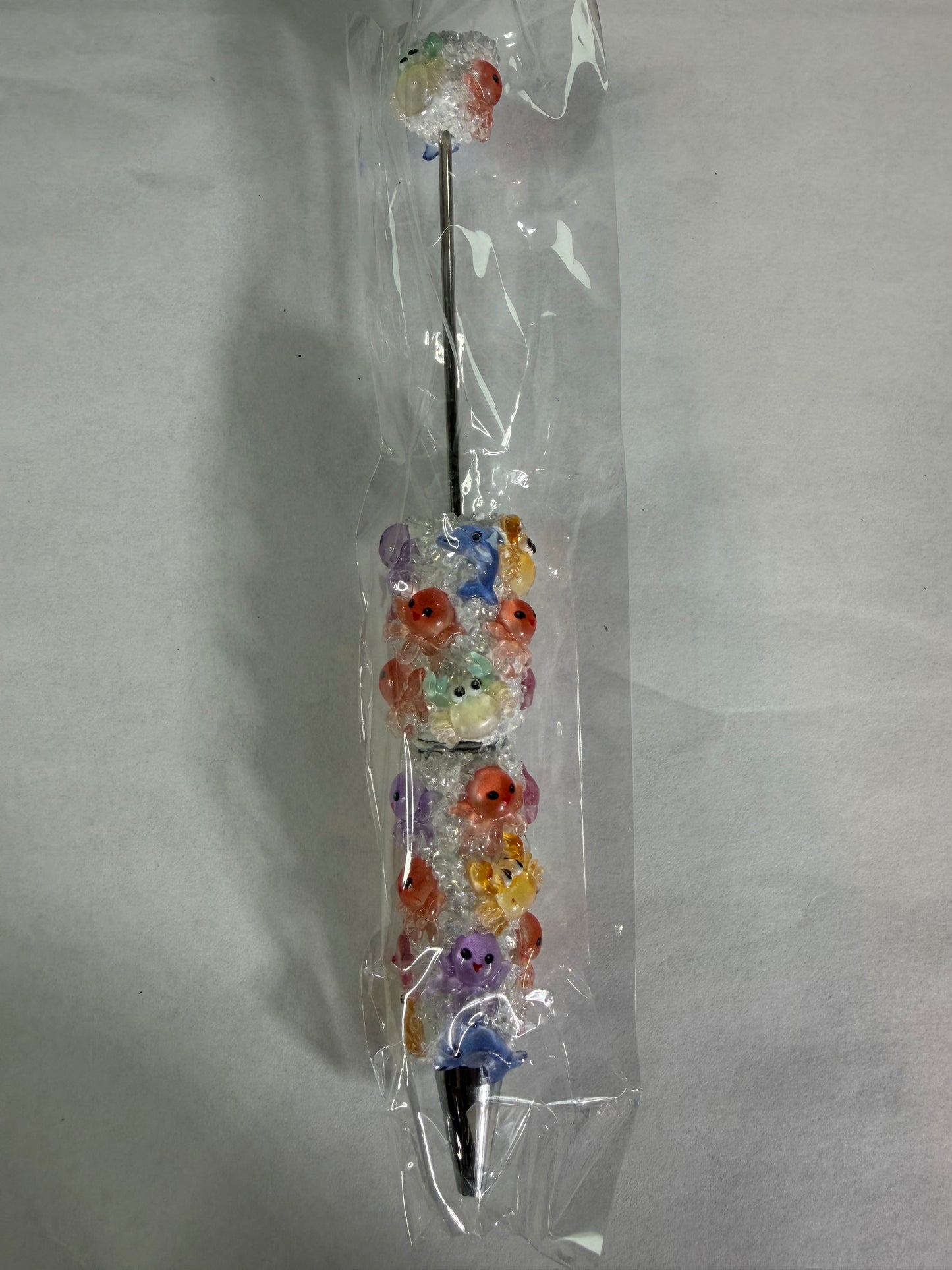 Beadable pen just the pen Sugar sea animals  ocean