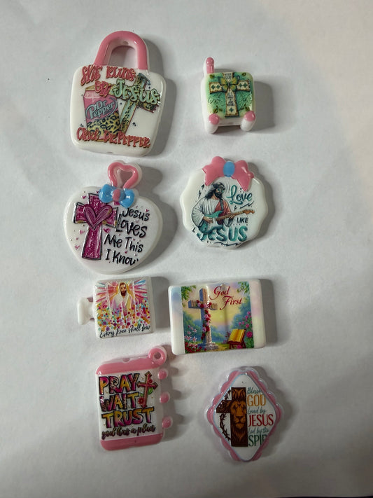 Acrylic focal Faith Jesus myserty