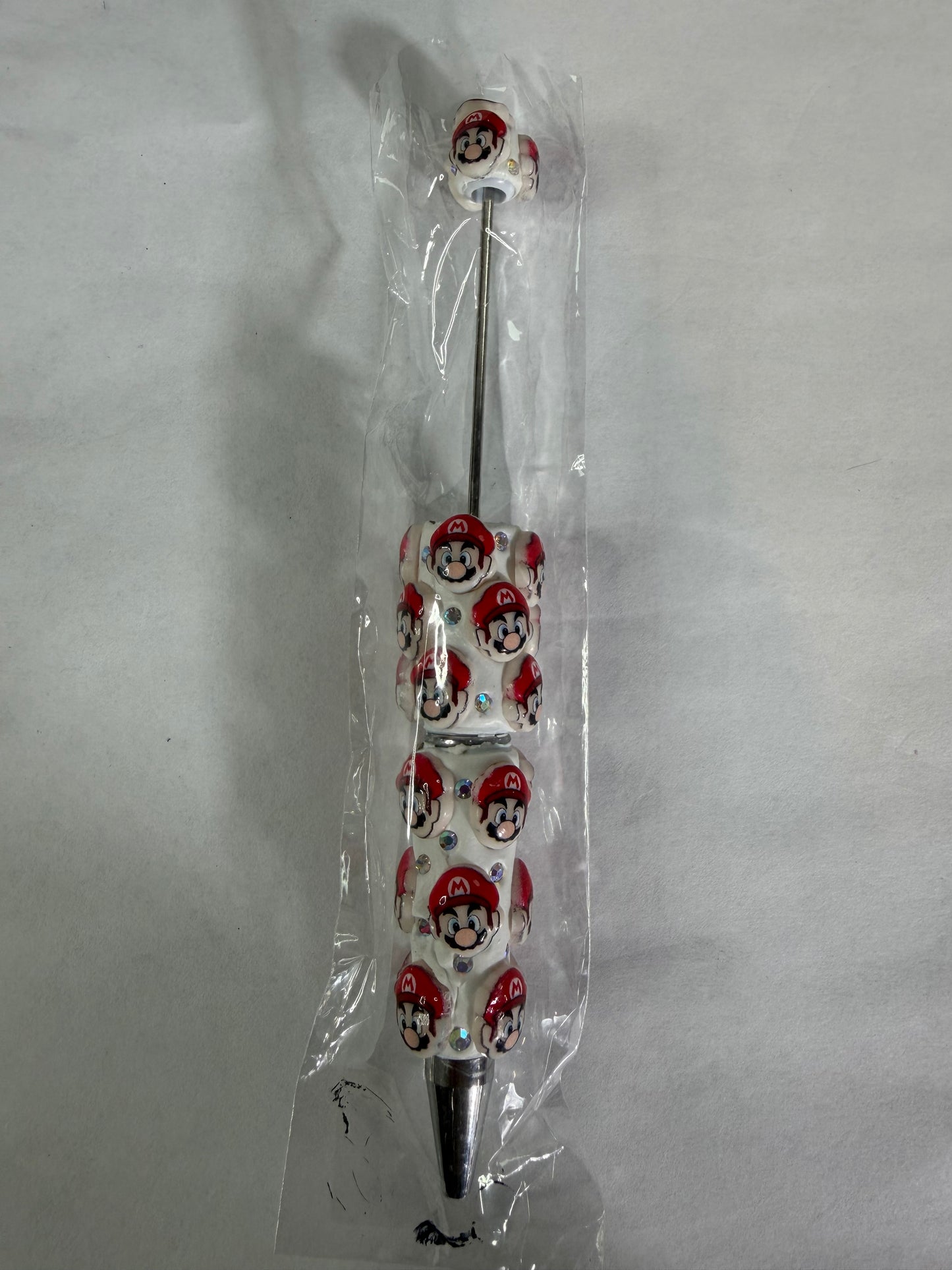 Beadable pen just the one Mario head