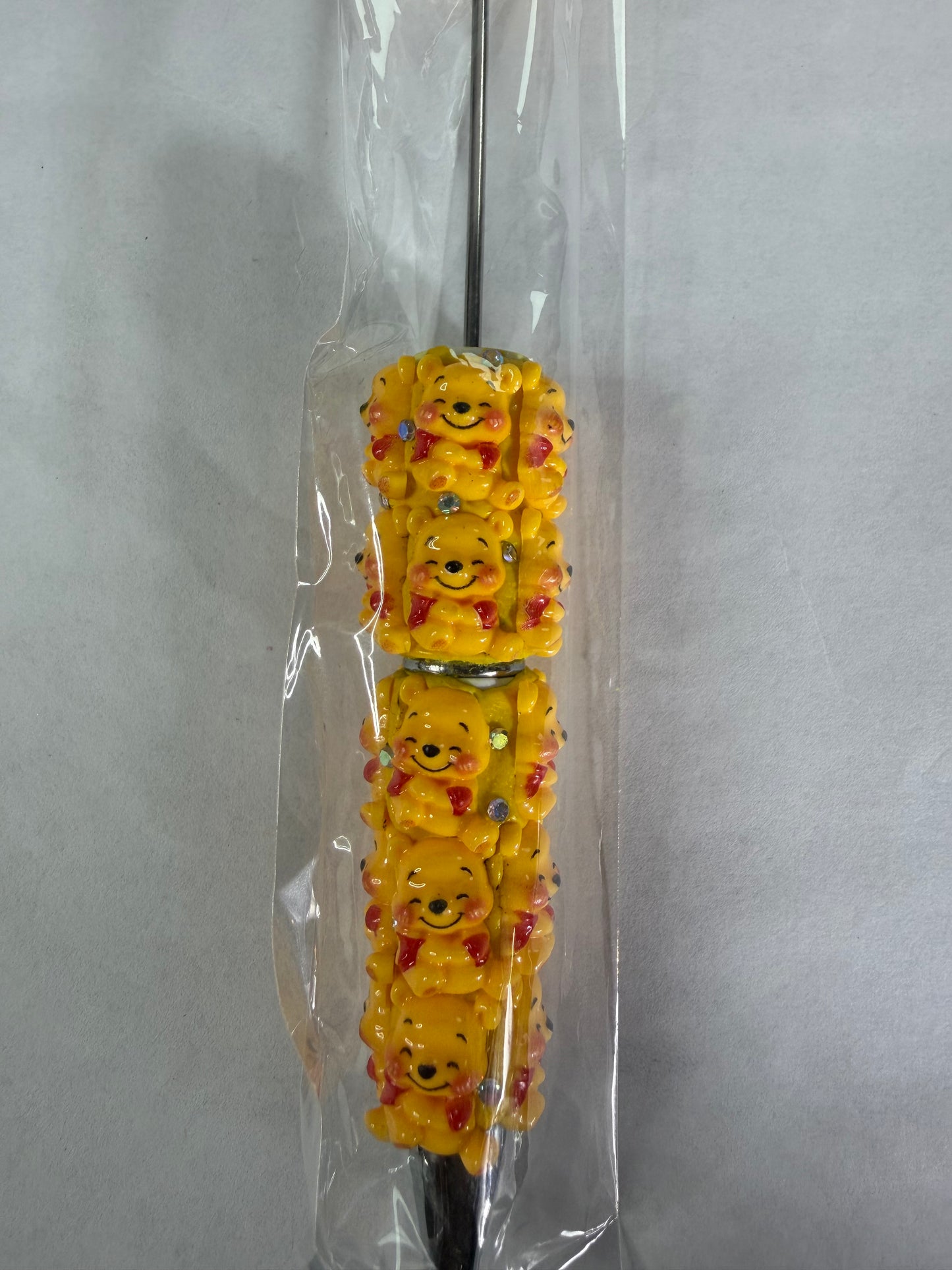 Beadable pen just the one Full body smiling Pooh