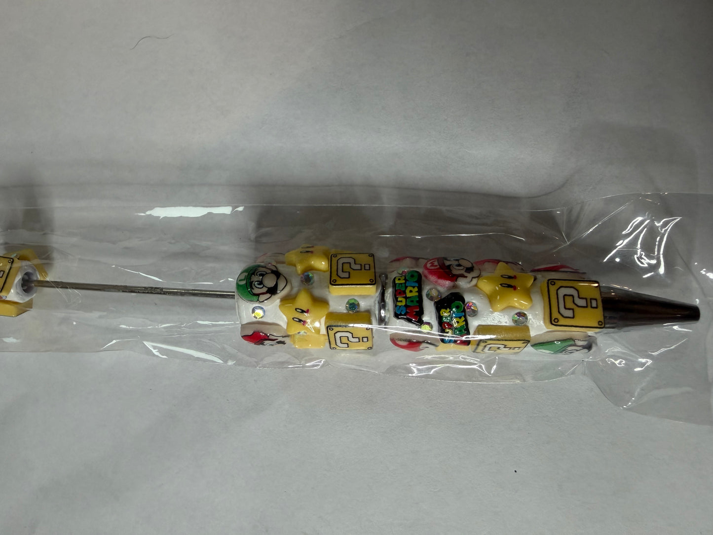 Beadable pen just the pen Mario with friends