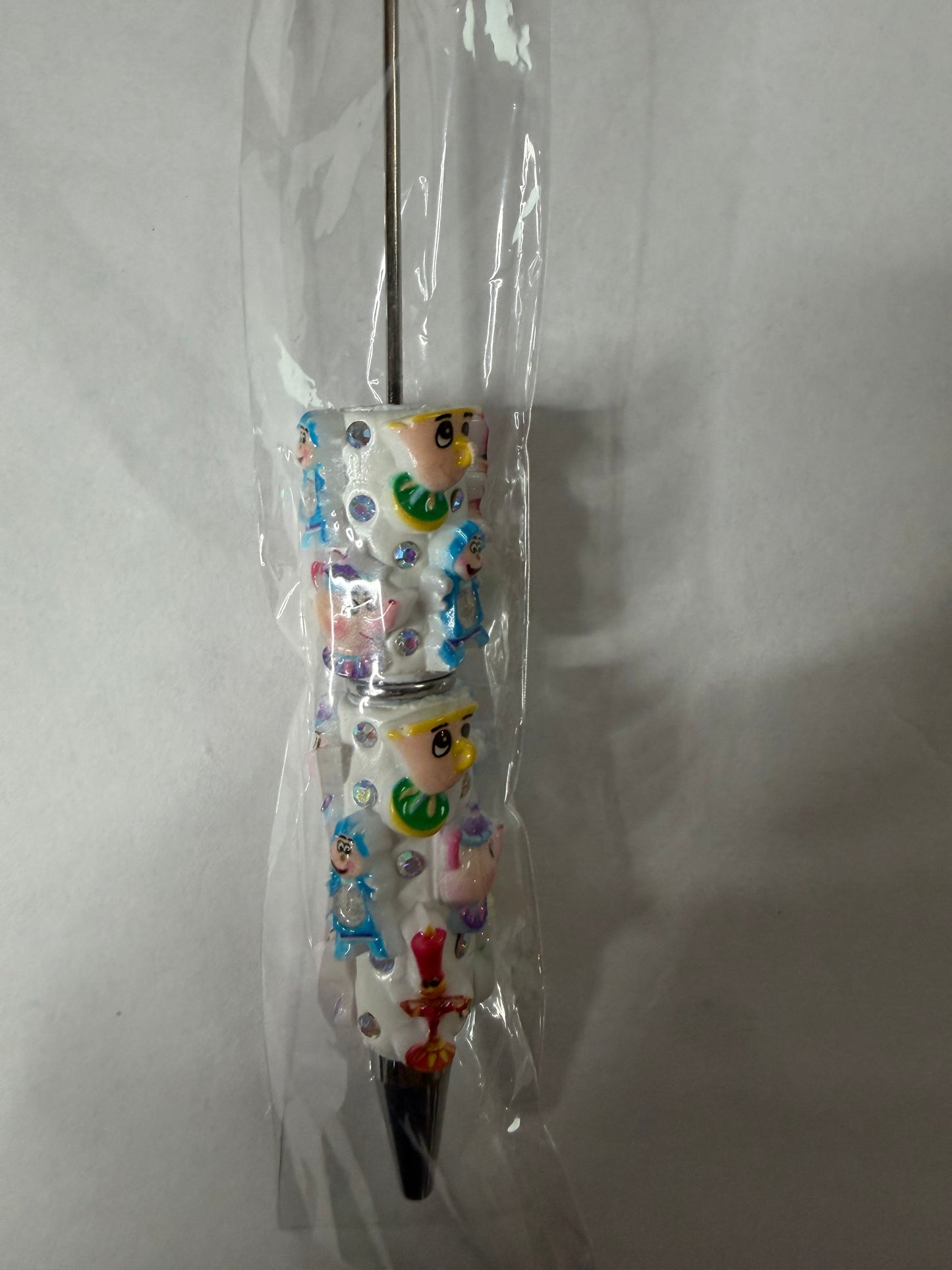 Beadable pen just the pen Beauty and beast mixed