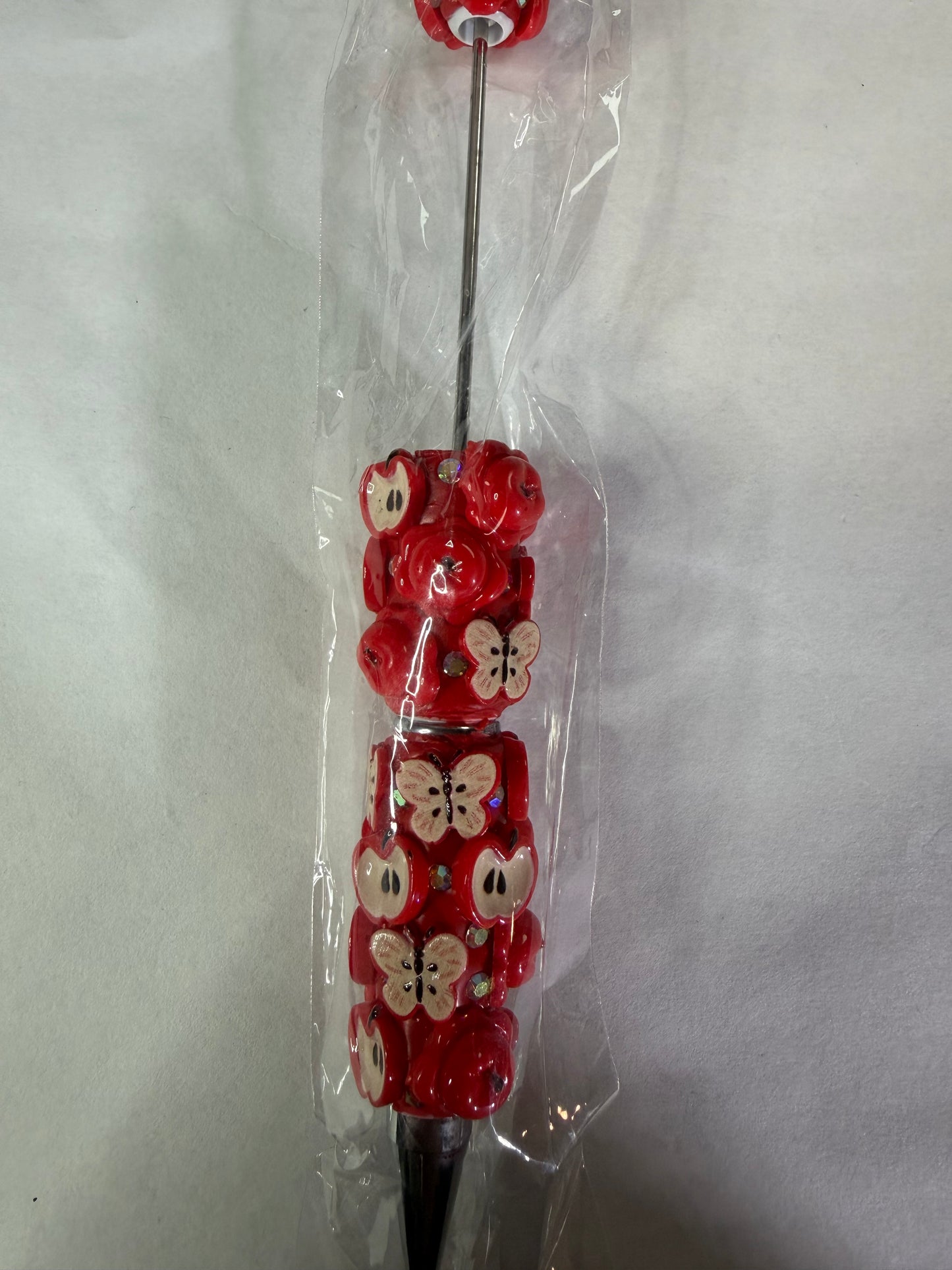 Beadable pen just the pen Butterfly apple