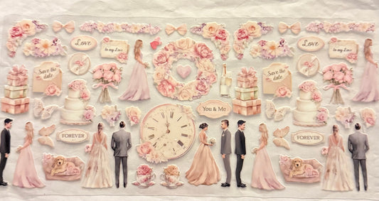 uvdtf  transfer wrap wedding pink