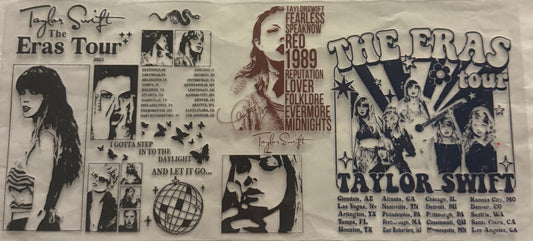 uvdtf  transfer wrap Taylor swift eras tour