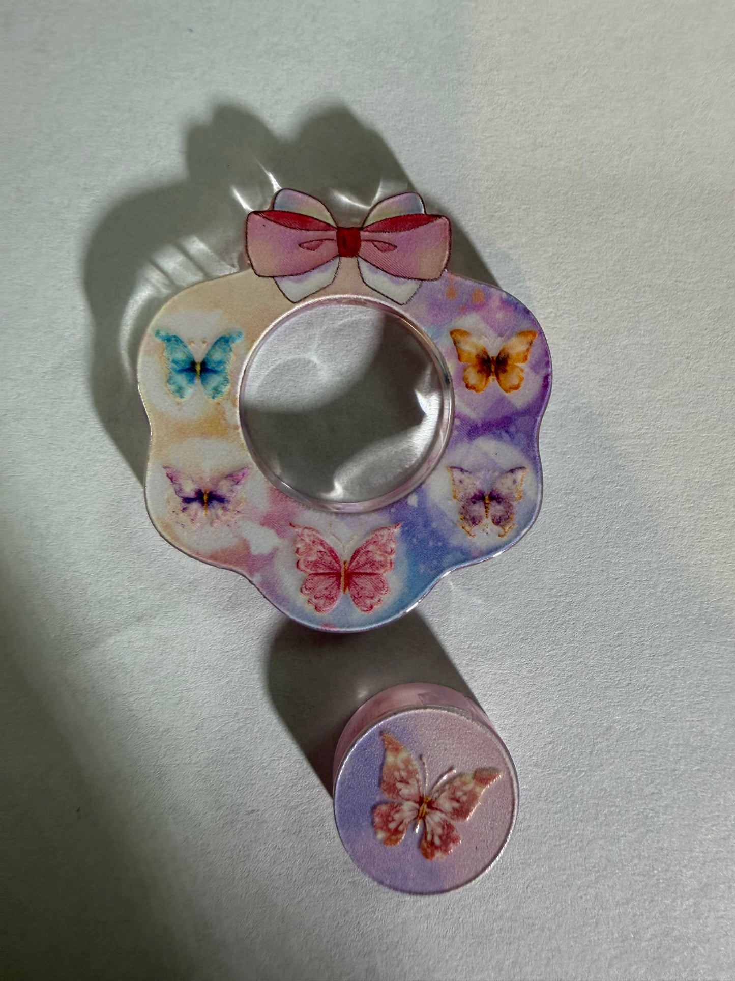 Acrylic focal 2 piece set Butterfly’s
